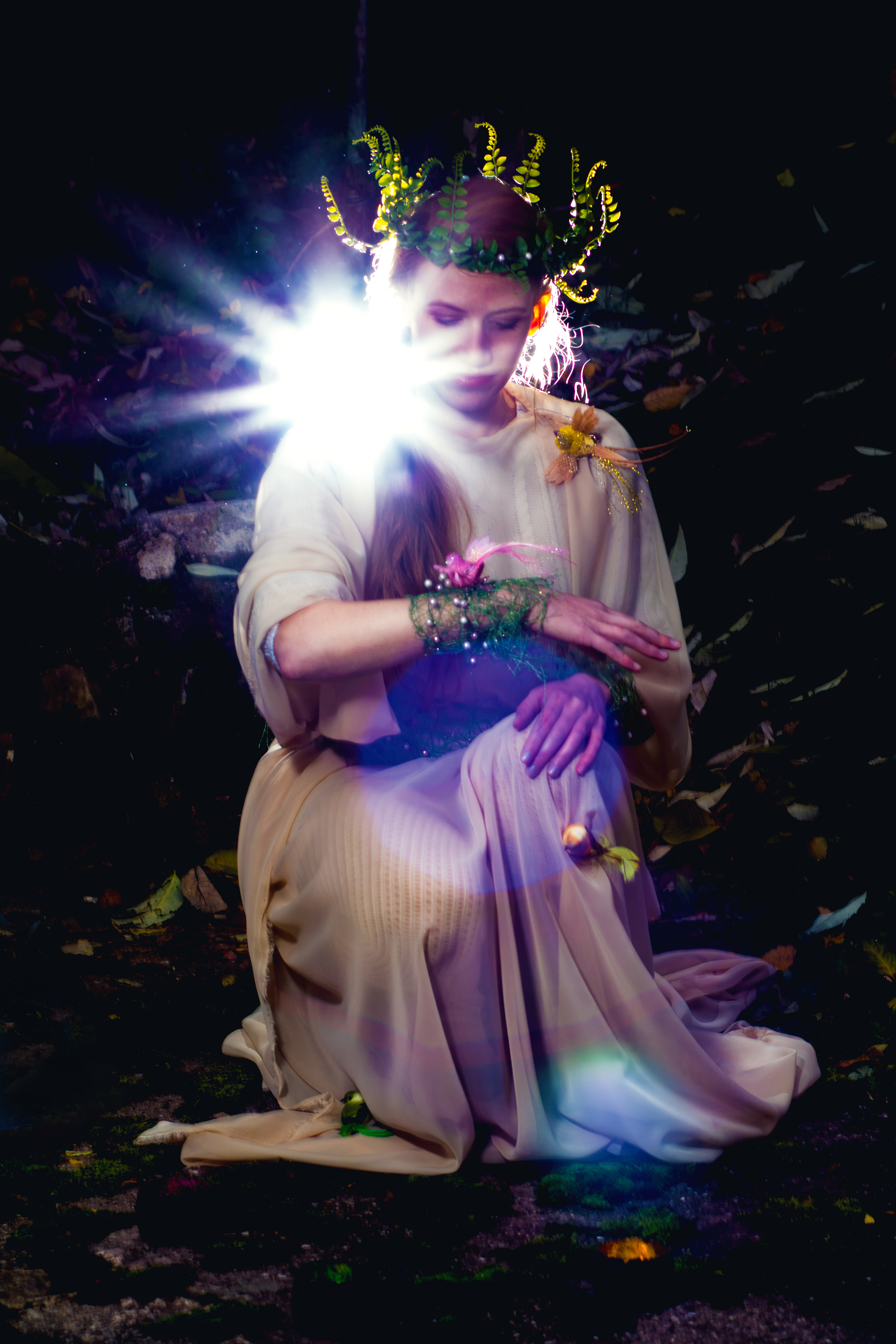 Künstlerische Portraitfotografie Fotografie Laurette Scheible blitz-licht