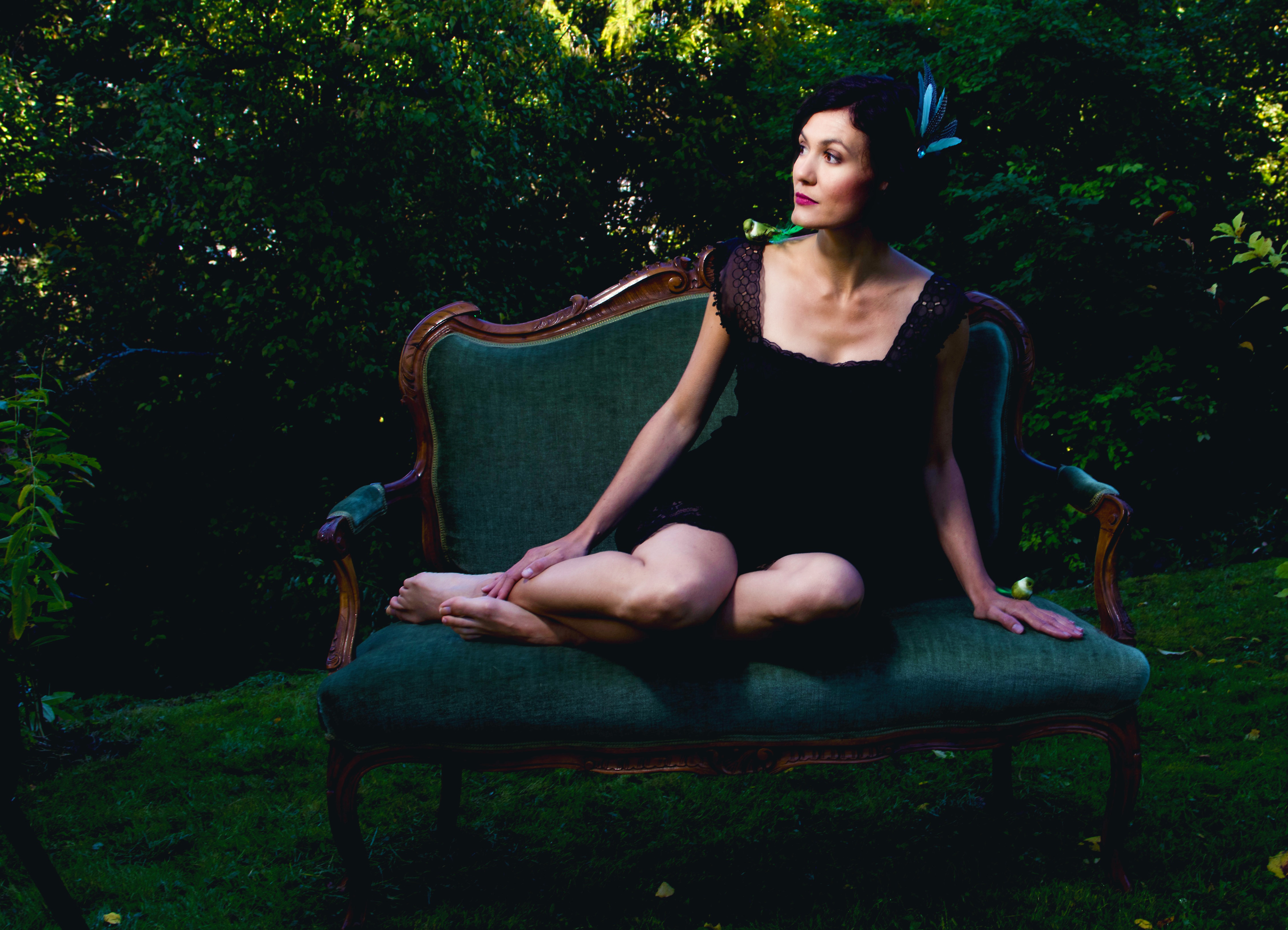 Künstlerische Portraitfotografie blitz-licht Laurette Scheible